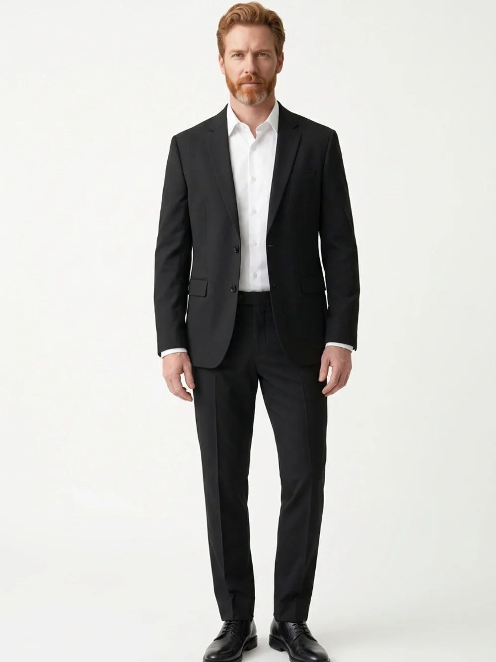 EXPRESS | NEW Extra Slim Black Wool Blend Suit Jacket Blazer Men’s Size 46R